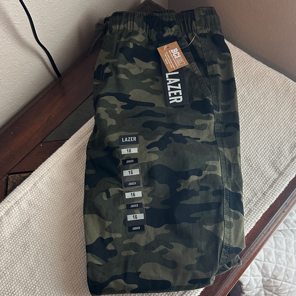Lazer Kids Camouflage Joggers